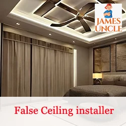 False Ceiling installer Mr. P Mondal in Balurghat